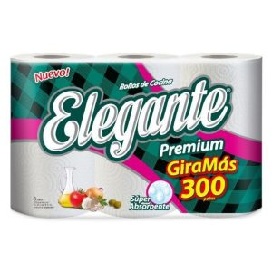 Rollo de cocina 3x100 Paños - Elegante