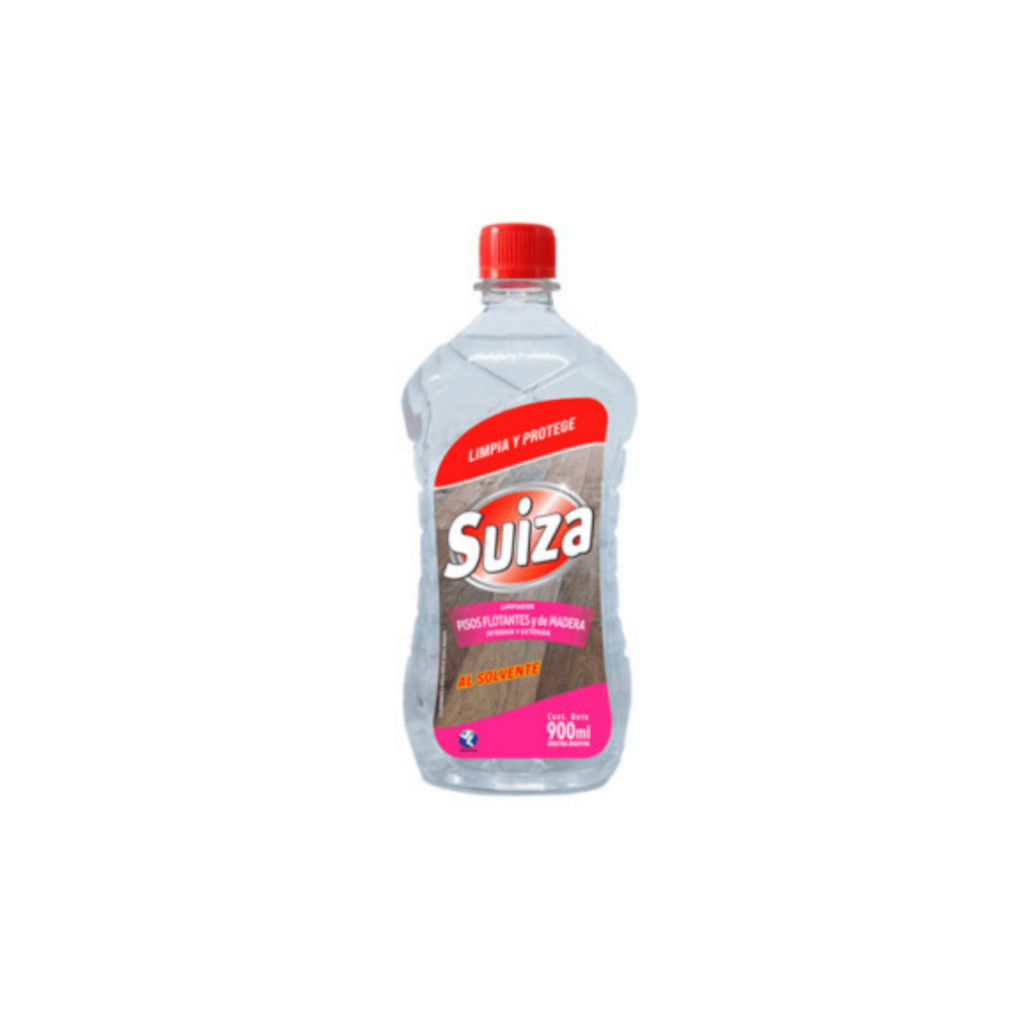 Limpiador para pisos Plastificados y Flotantes para exterior al solvente- 900 ml - Suiza