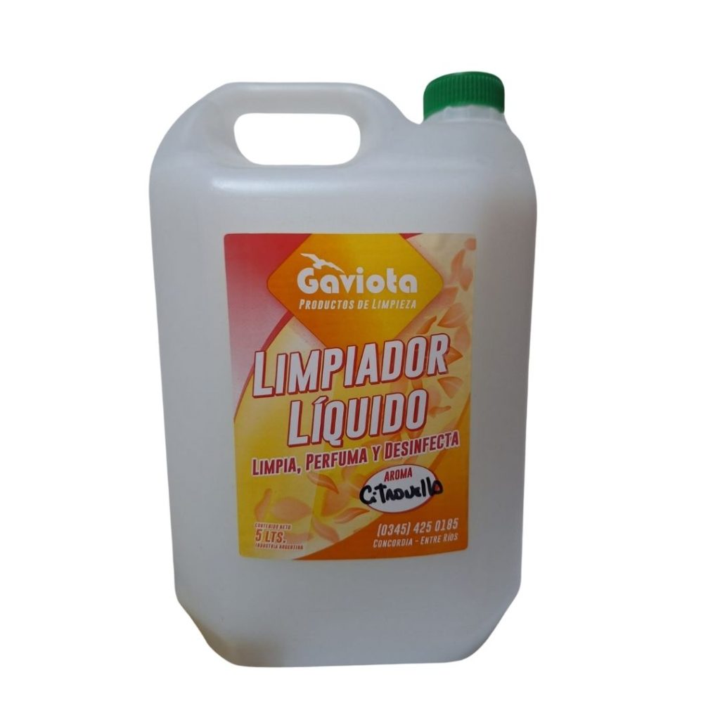 Desodorante de pisos con Desinfectante Citronella - 5 Litros