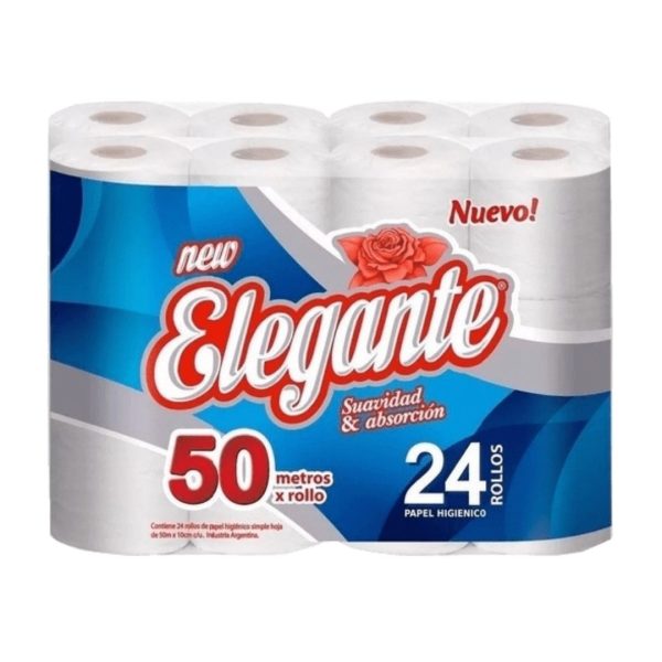 Papel Higiénico 24x50 mts - Elegante