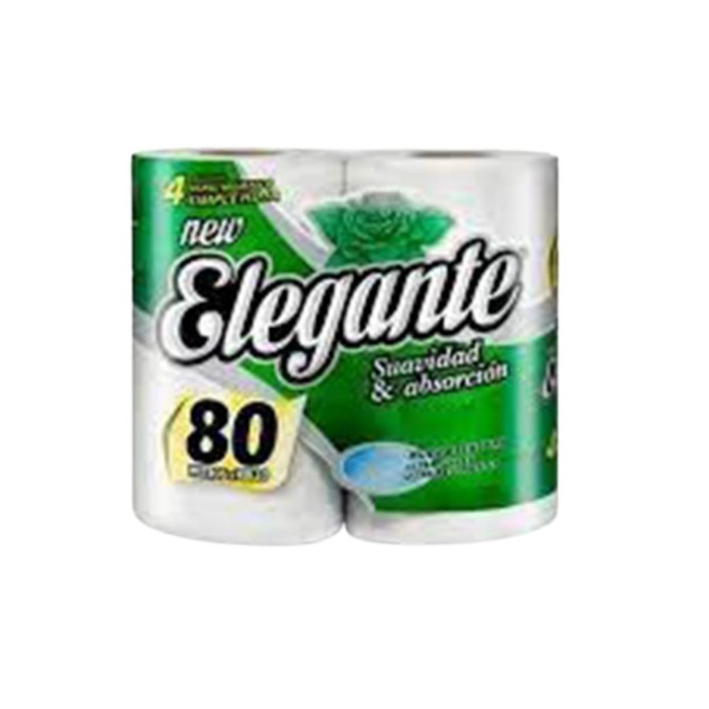 Papel higiénico 4x80mts -Elegante
