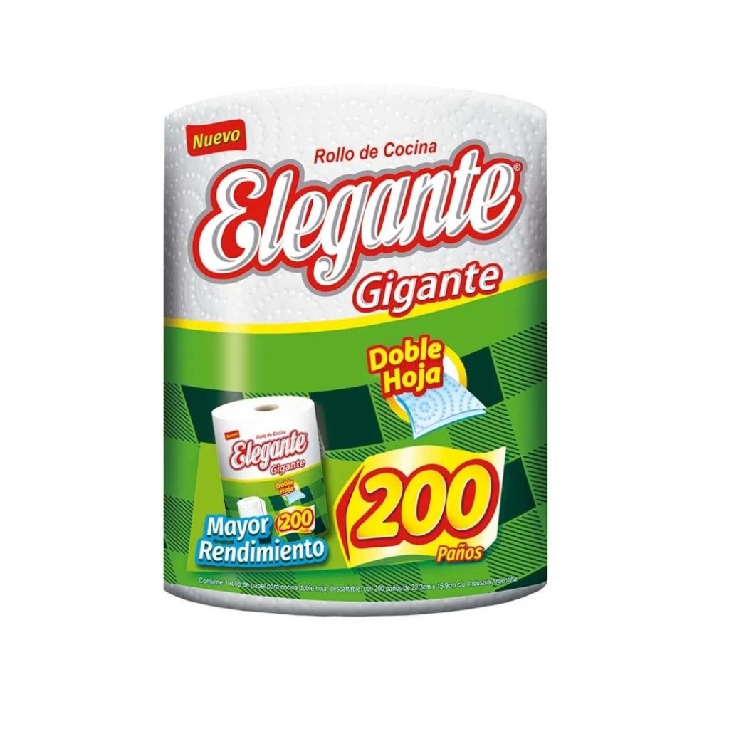 Rollo de cocina x200 paños - Elegante
