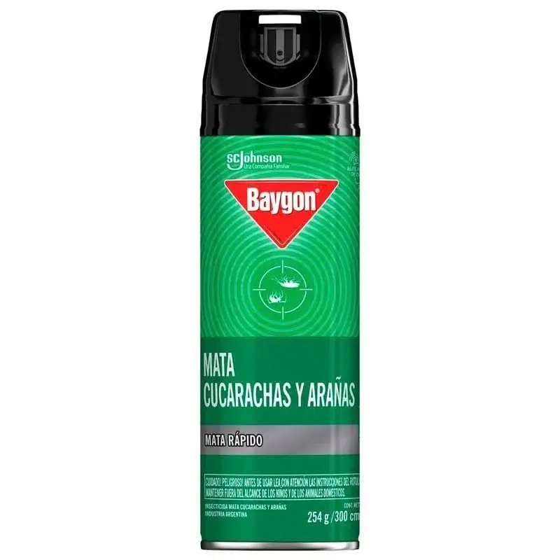 Baygon mata cucaracha y araña en aerosol
