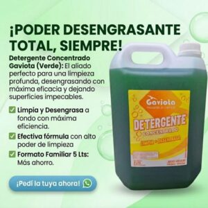 Detergente Verde Concentrado - 5 Litros
