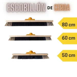 Escobillón cerda - Base de madera