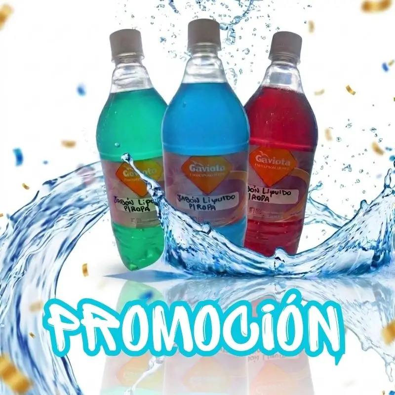 Jabón Líquido Azul Baja Espuma - 1 Litro