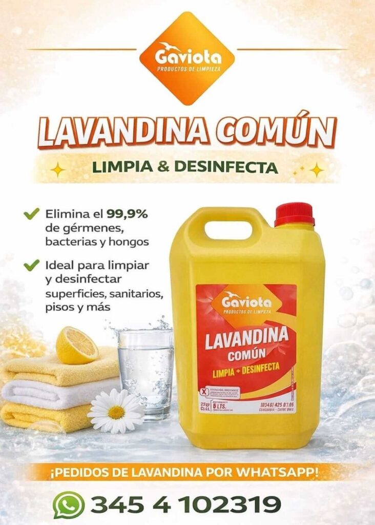Lavandina Común - 5 Litros
