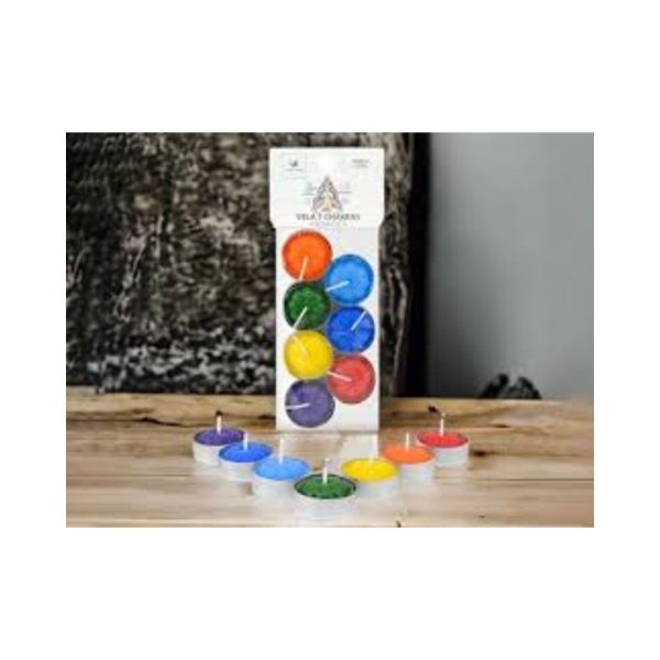Vela 7 chakras - Iluminarte