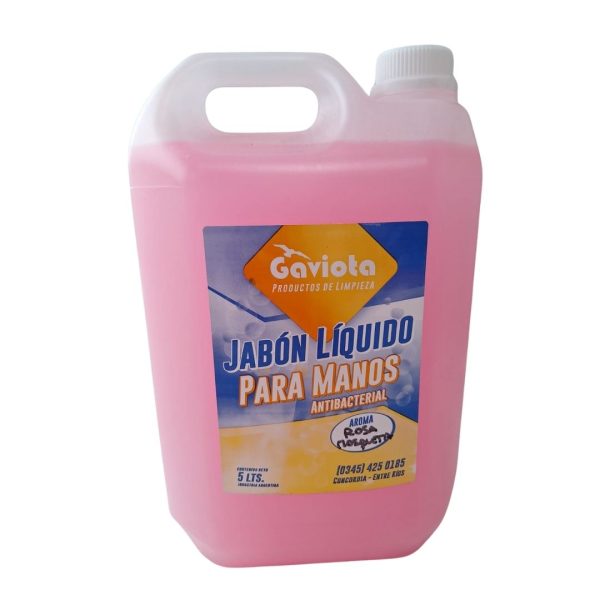 Shampoo de manos Antibacterial Rosa Mosqueta - 5 Litros