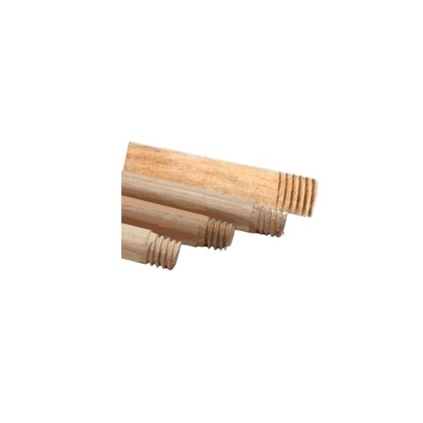Cabo a rosca de madera