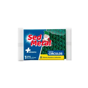 Fibra esponja círculo - Sed metal