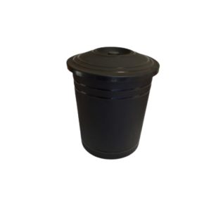 Recipiente con Tapa fija - Negro