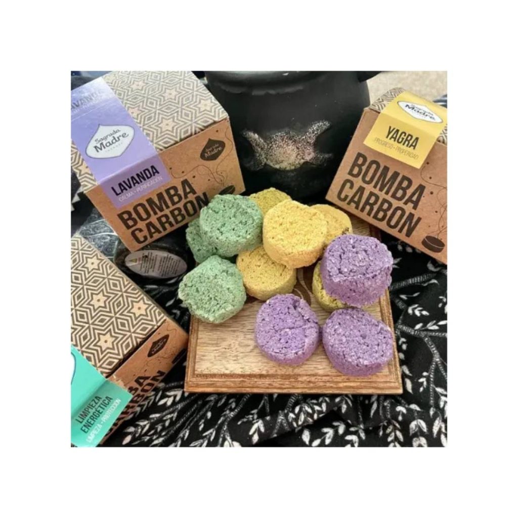 Bomba Carbón Aromática x 12u - Sagrada Madre