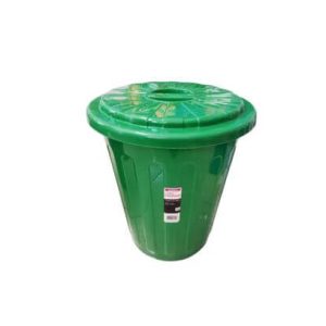 Recipiente 40 Litros con Tapa Fija - Verde
