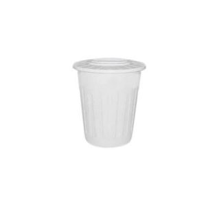 Recipiente 40 Litros con Tapa Fija - Blanco