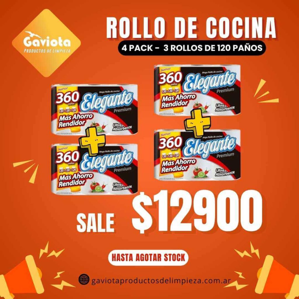 PROMO ROLLO DE COCINA