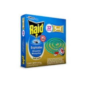 Raid Espiral Verde para Mosquitos x 12 unidades