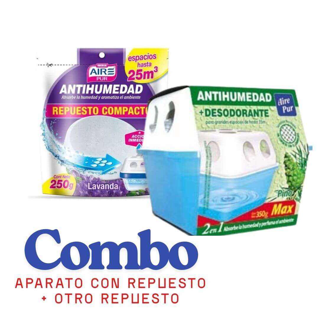 COMBO APARATO + 2 REPUESTO