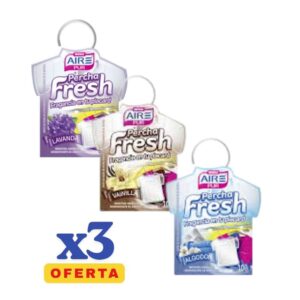 COMBO X 3 Percha aromatizador Aire Pur Fresh Para Placard