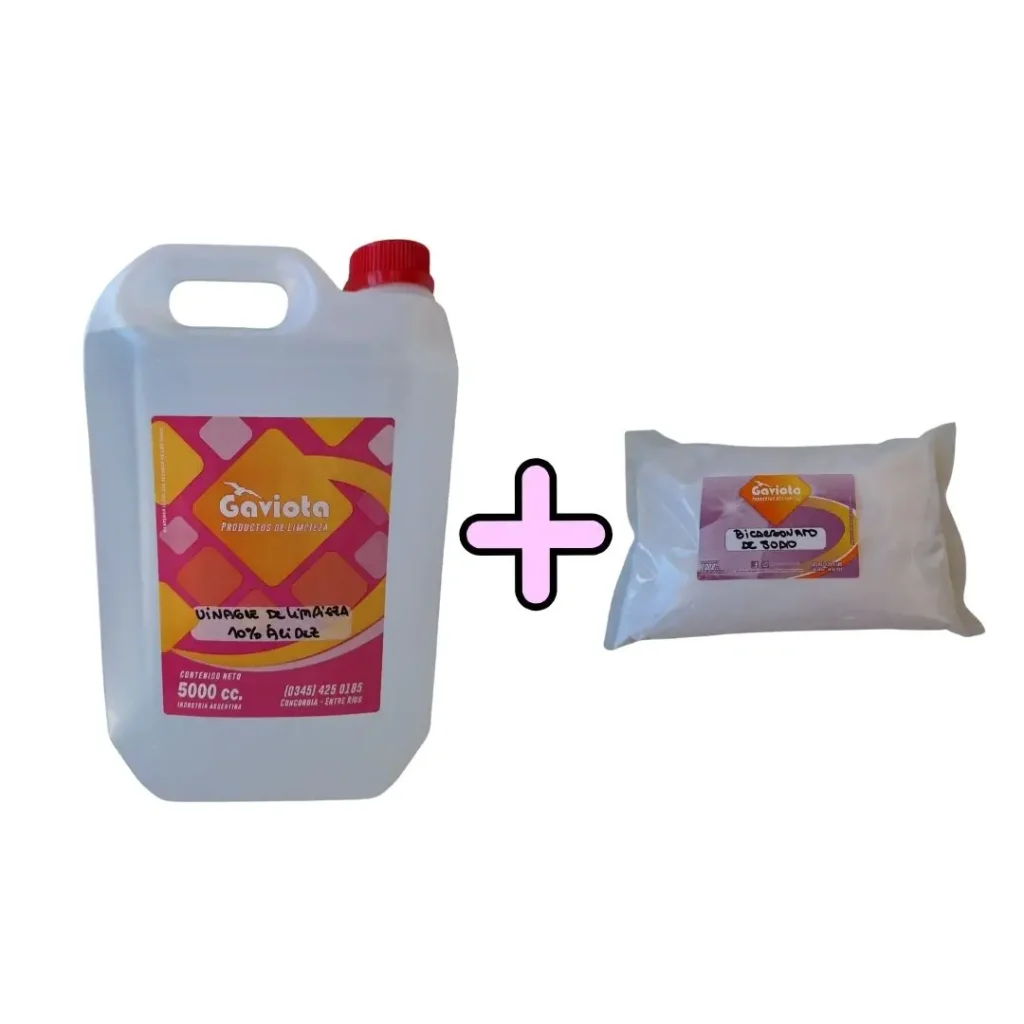 Combo Vinagre + Bicarbonato