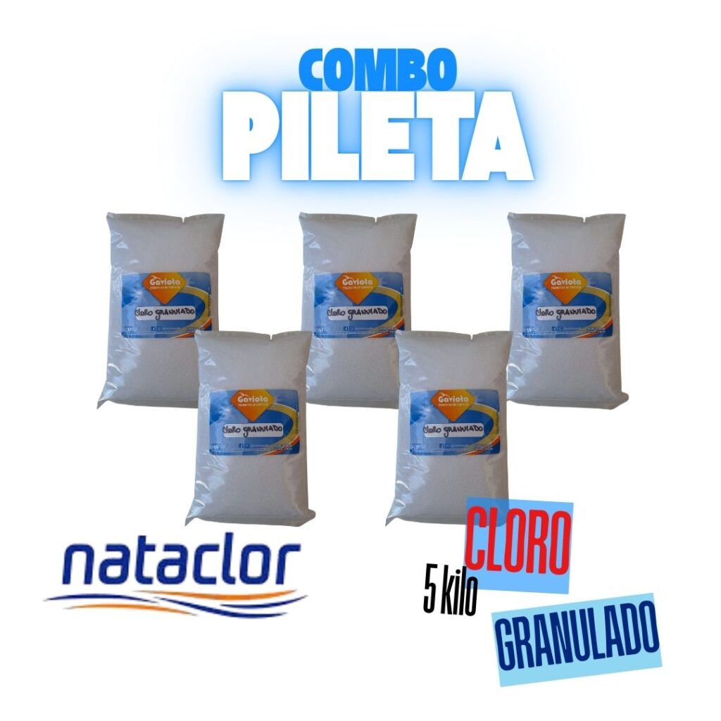 Combo 5 kilos Cloro Granulado