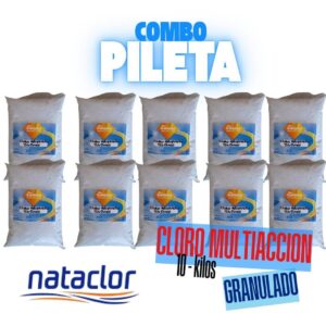 Combo 10 kilos Cloro Granulado Multiacción