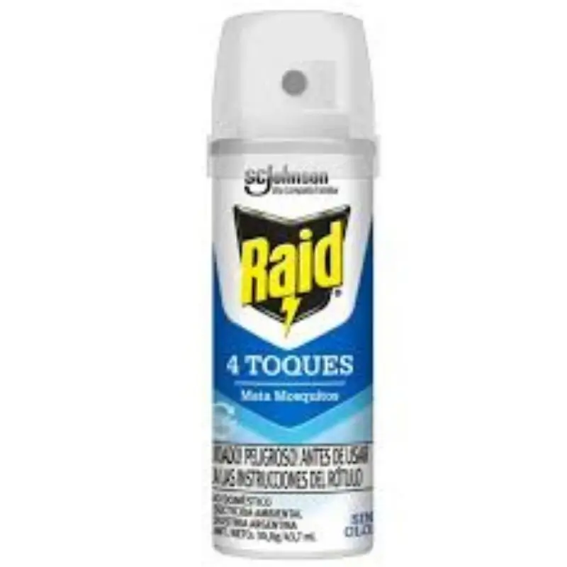 Insecticida Raid 4 Toques Mata Mosquitos Sin Olor