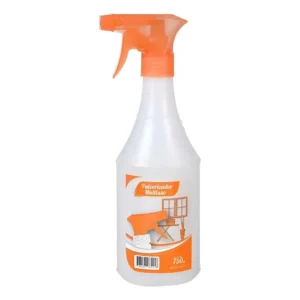 Pulverizador Multiuso Make 750ml Transparente/naranja