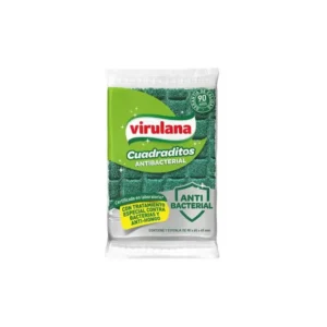 Esponja cuadritos antibacterial - Virulana