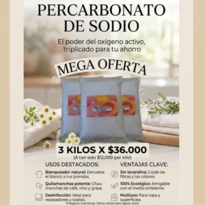 Percarbonato de Sodio x 3 kilos